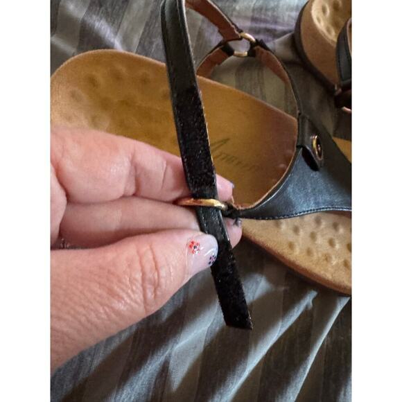 Athlefit Women's Orthopedic Sandals Thong T-Strap Casual Arch Support Sz 9.5 - Picture 6 of 13